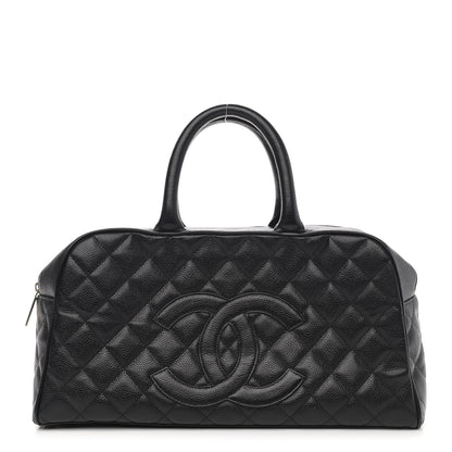 Chanel Caviar Quilted Large Bowler Black 1 of 14
