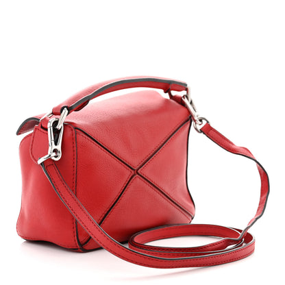 Loewe Calfskin Mini Puzzle Bag Pomodoro 3 of 11