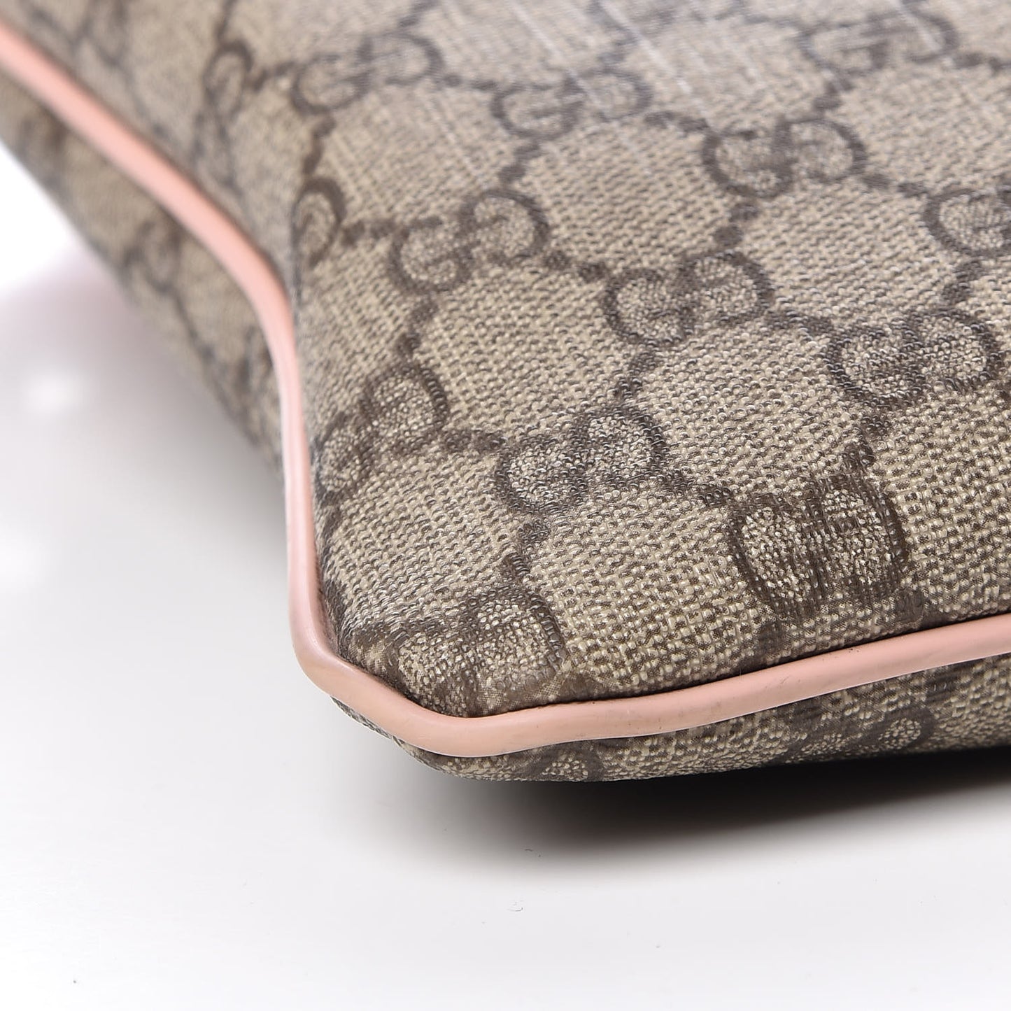 GG Supreme Monogram Medium Flat Messenger Bag Light Pink