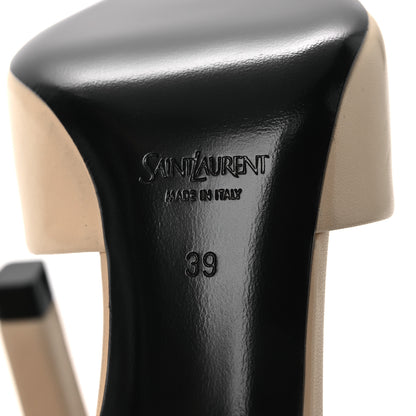 Saint Laurent Smooth Calfskin Romy 90 Sandals 39 Soft White 8 of 11