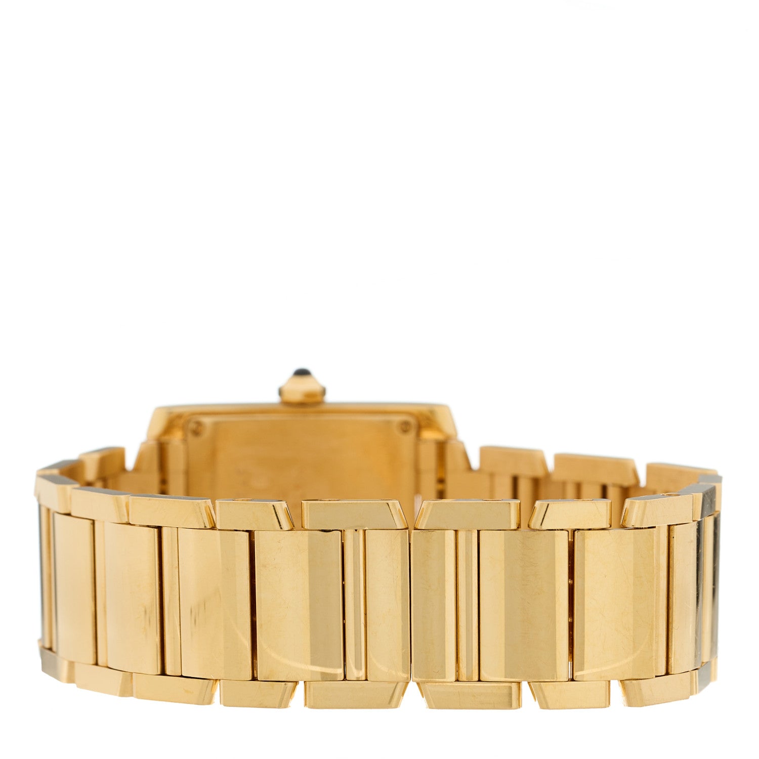 Cartier 18K Yellow Gold 25mm Tank Francaise Quartz Watch 3 of 4
