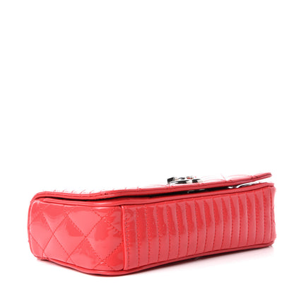Chanel Patent Quilted Small Coco Boy Flap Pink 5 of 14