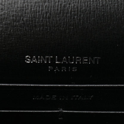 Saint Laurent Calfskin Monogram Sunset Chain Wallet Black 6 of 10