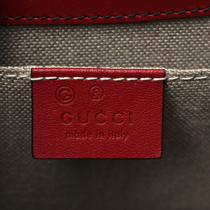 Gucci Microguccissima Medium Emily Chain Shoulder Bag Red 6 of 9