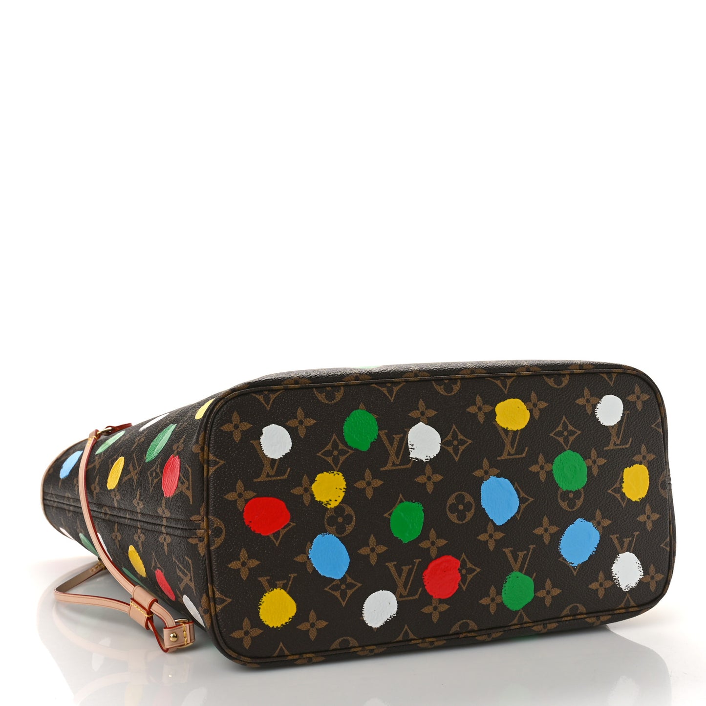 LV X YK Monogram Dots Neverfull MM