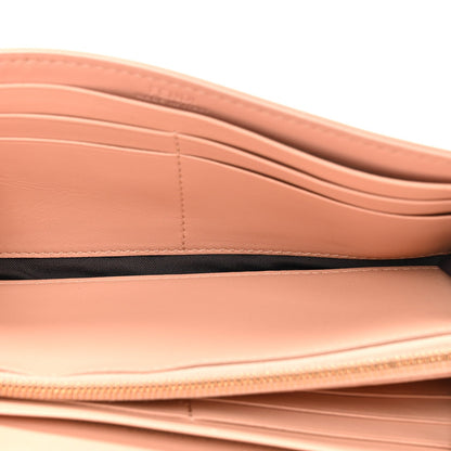 Fendi Nappa Matisse FF Embossed Continental Wallet On Chain Light Pink 5 of 10