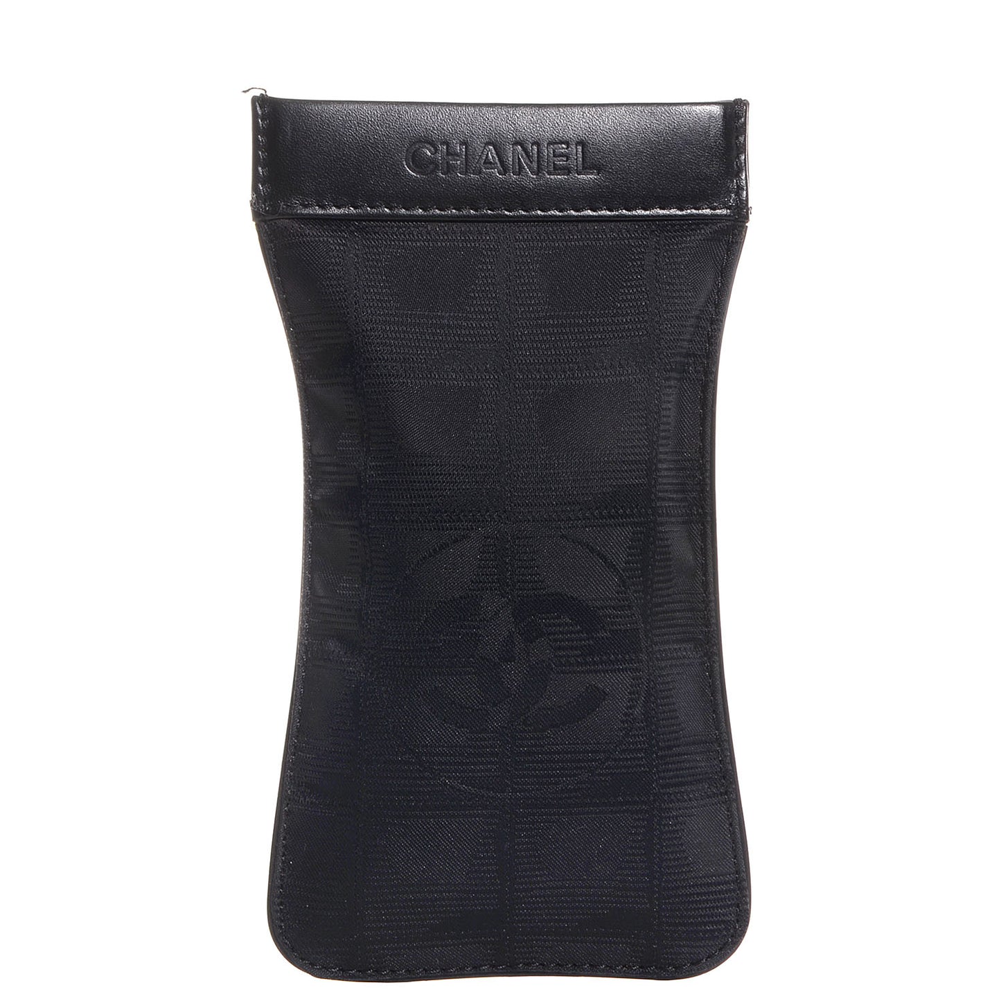 Nylon Travel Eyeglass Case Black