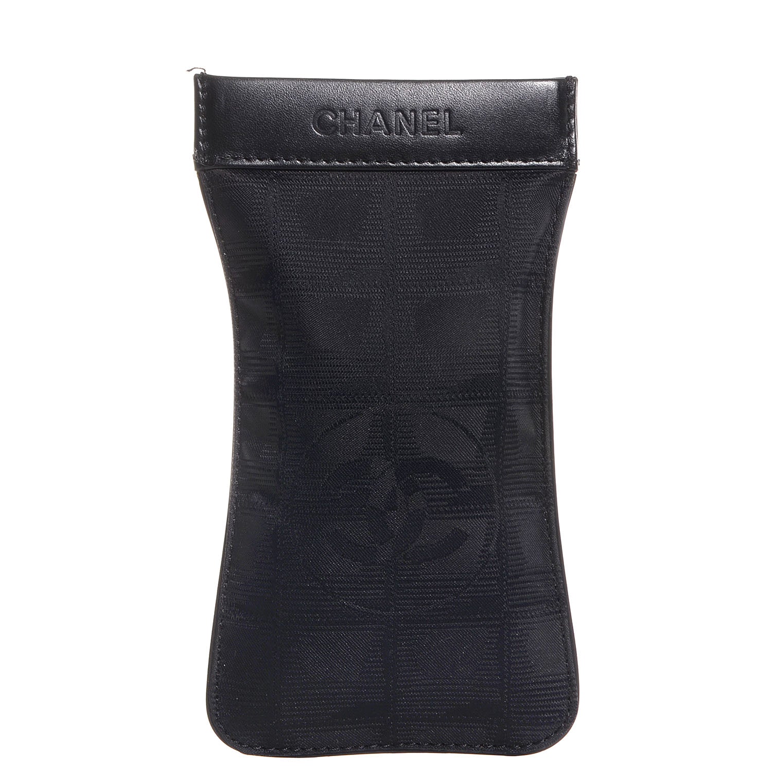 Chanel Nylon Travel Eyeglass Case Black 1 of 7