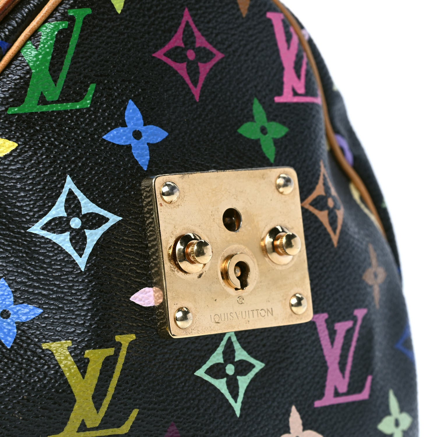 Louis Vuitton Monogram Multicolor Speedy 30 Black 6 of 8