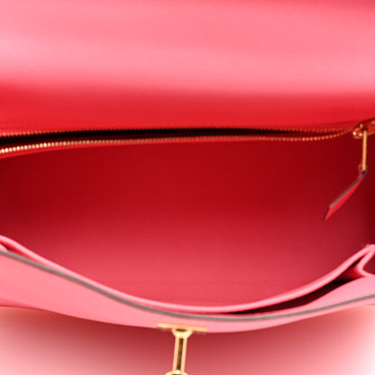 Hermes Swift Kelly Retourne 25 Rose Azalee 5 of 10