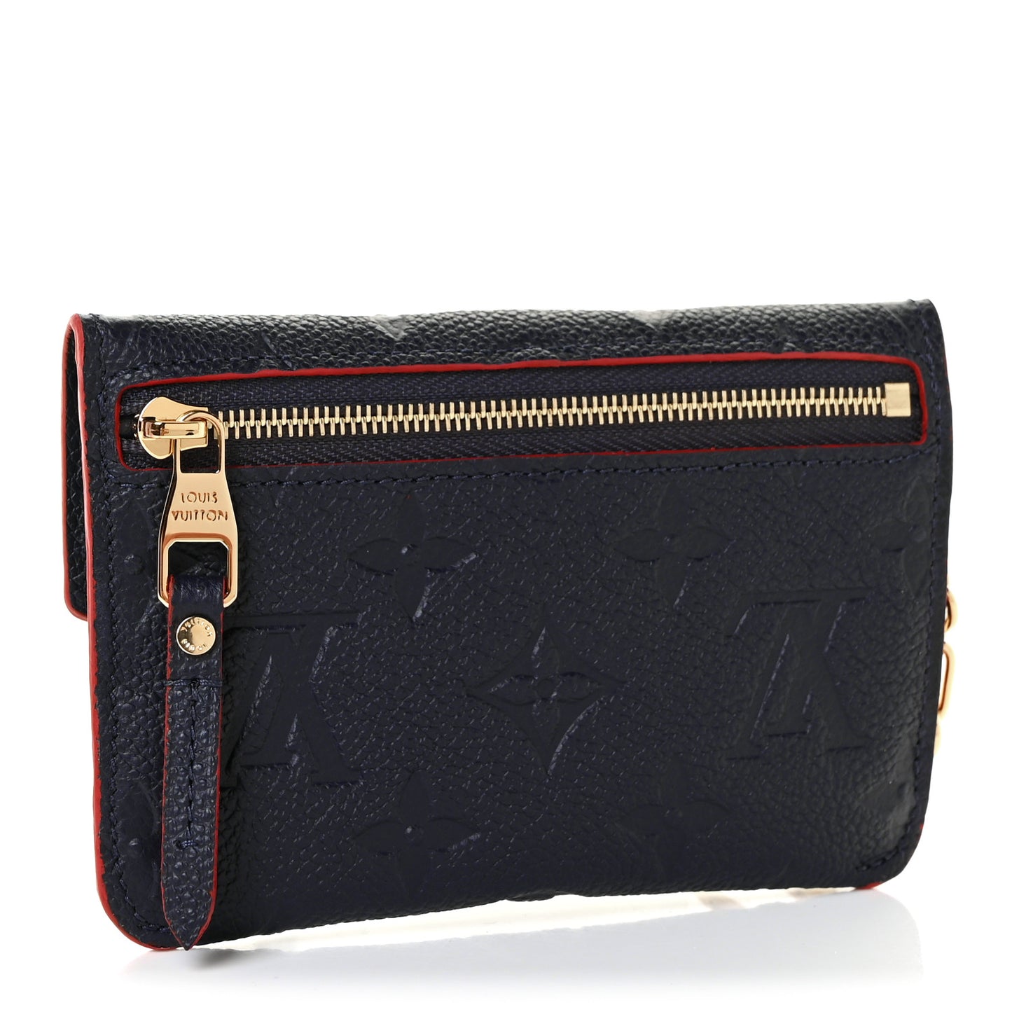 Empreinte Key Pouch Marine Rouge