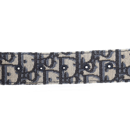Christian Dior Oblique 35mm Belt 80 Blue Multi 4 of 6