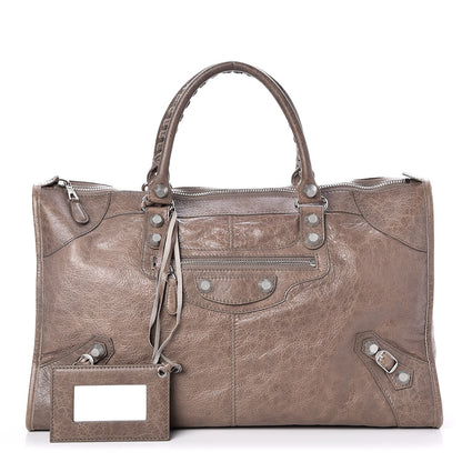 Balenciaga Agneau Giant 12 Silver Hardware Work Gris Poivre 1 of 7