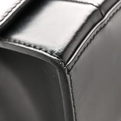 Balenciaga Shiny Box Calfskin Hourglass Top Handle Bag XS Black 14 of 17