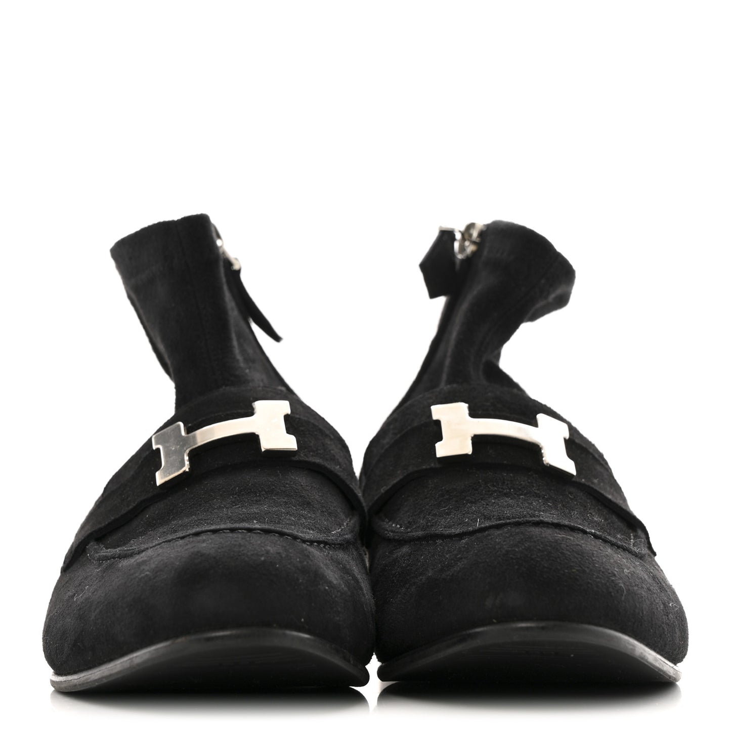 Stretch Velvet Goatskin Saint Honore Ankle Boots 37 Black 38 Black