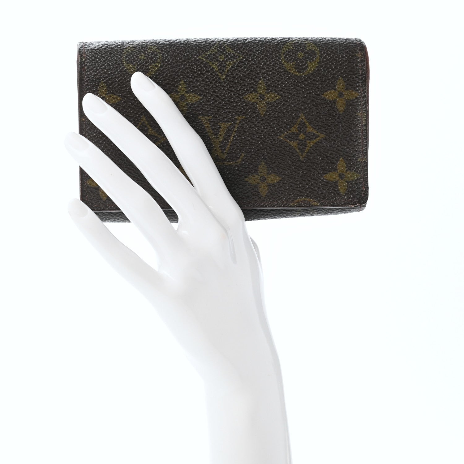 Louis Vuitton Monogram Porte Monnaie Billets Tresor Wallet 2 of 8