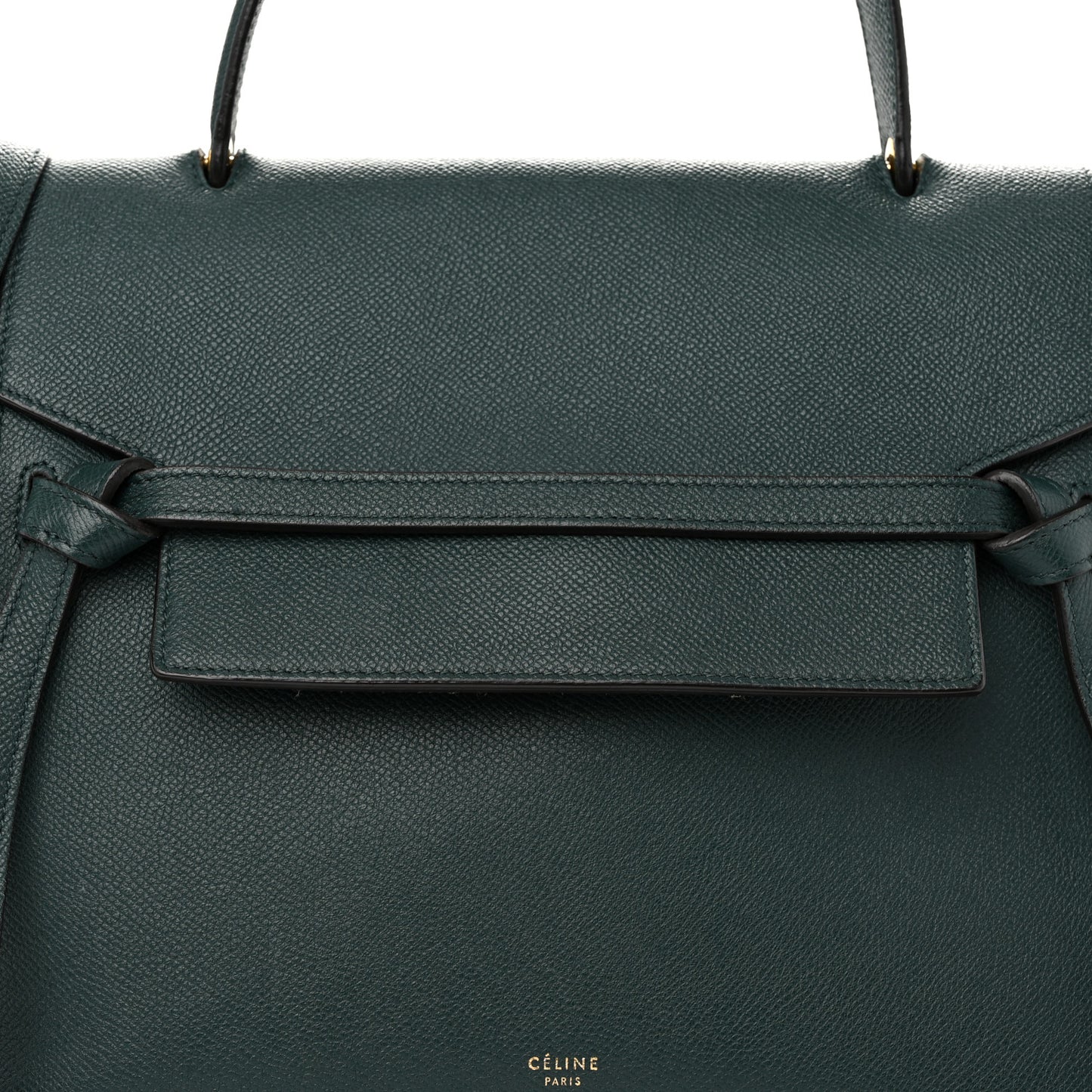 Grained Calfskin Mini Belt Bag Amazone