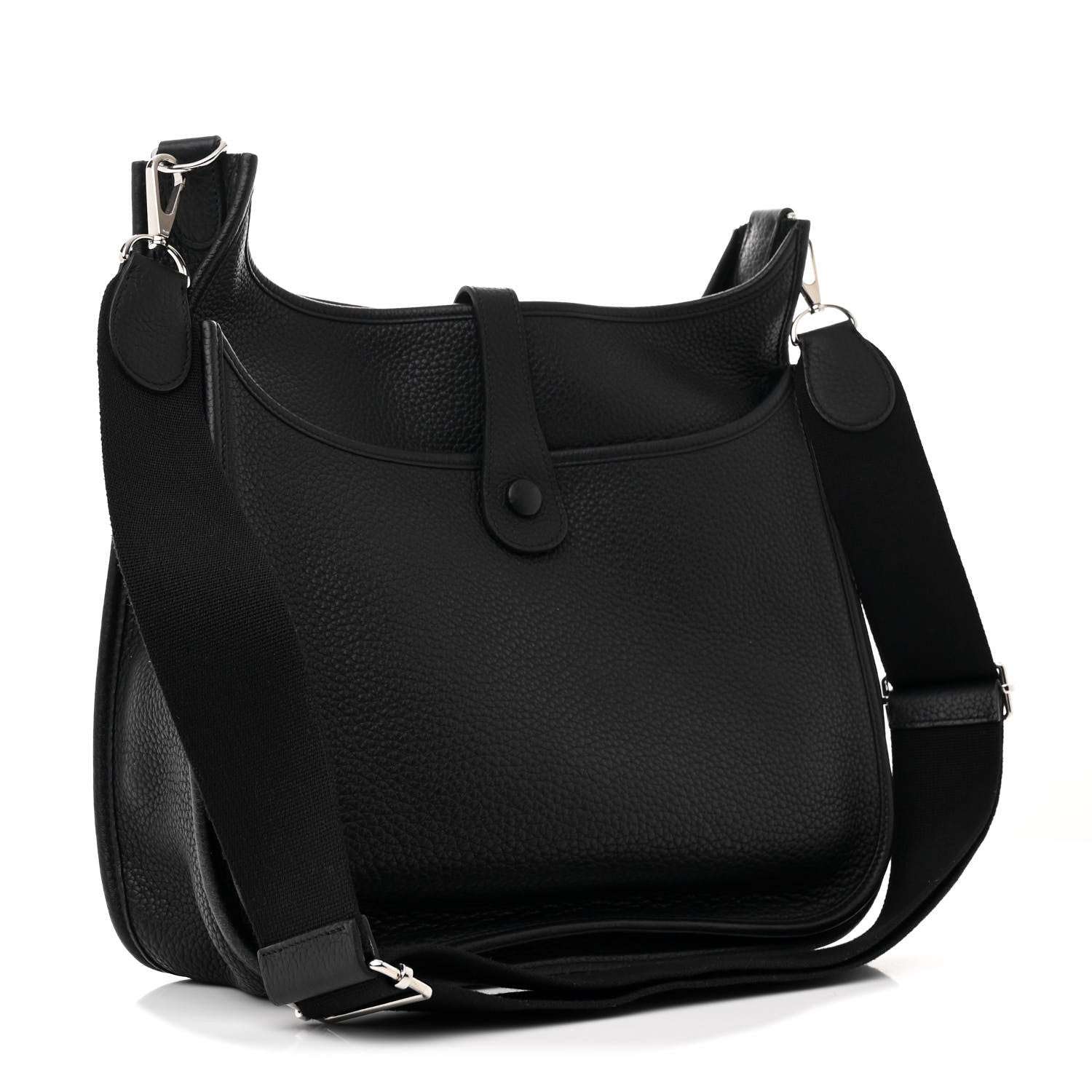 Hermes Taurillon Clemence Evelyne III GM Black 3 of 11
