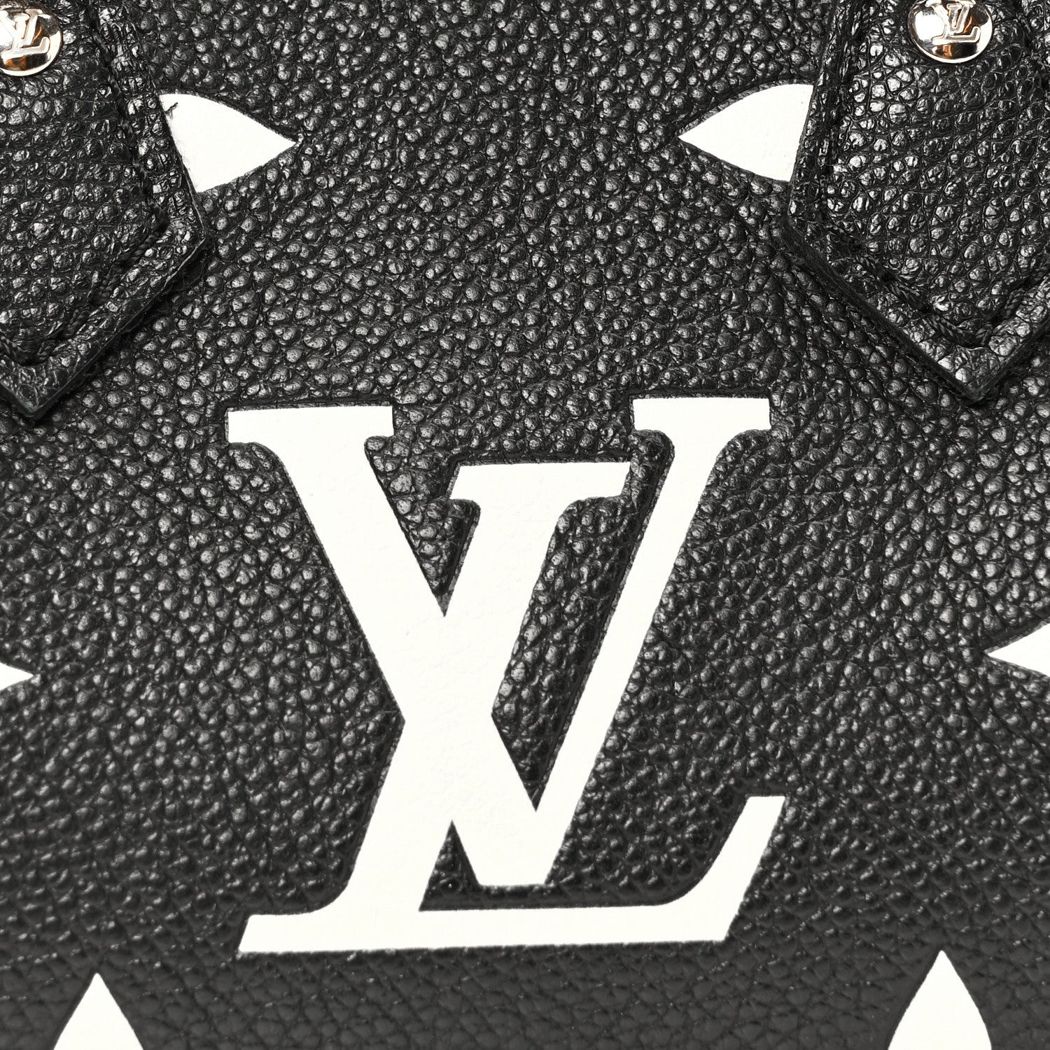Louis Vuitton Empreinte Monogram Giant Nano Speedy Black Beige