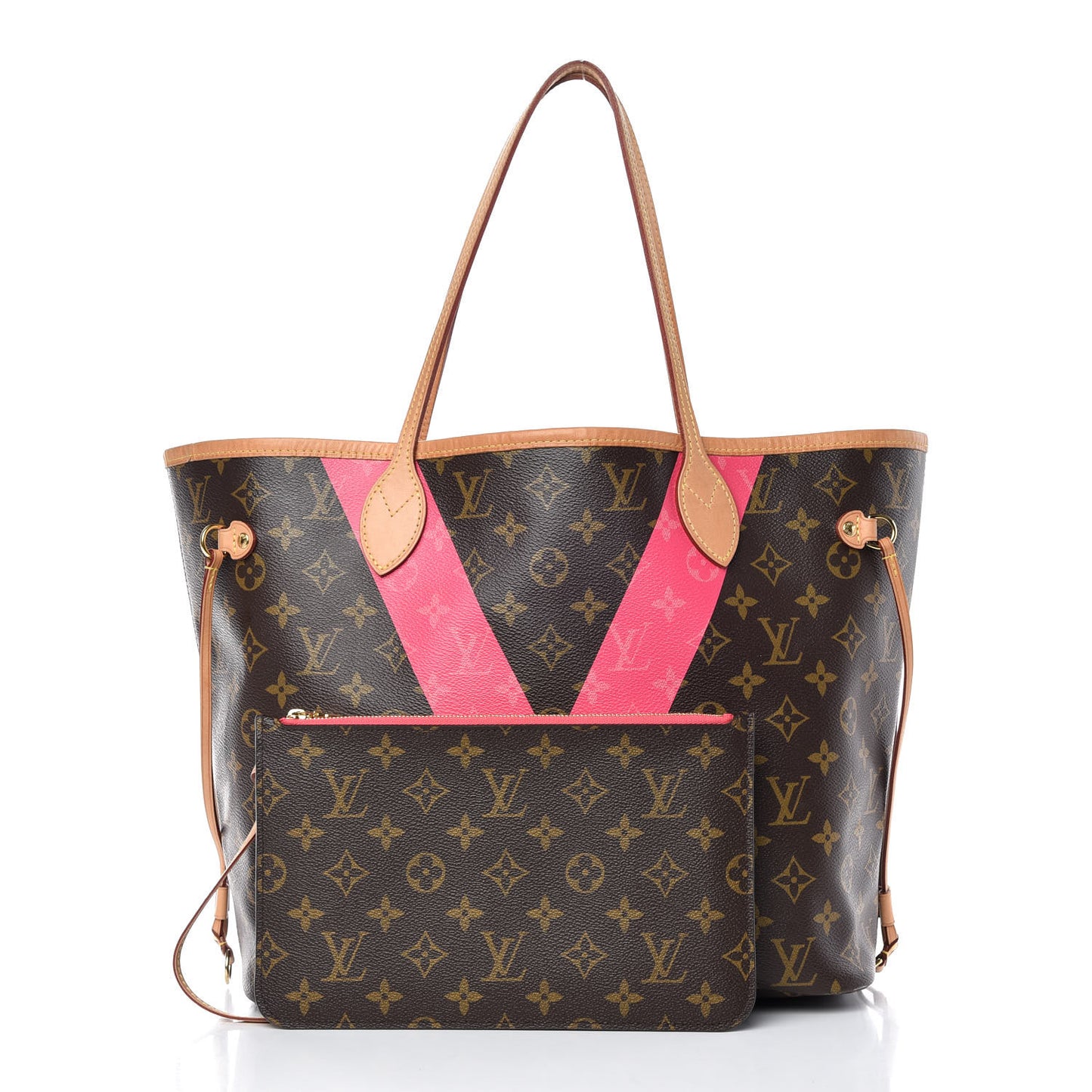 Monogram V Neverfull MM Grenade