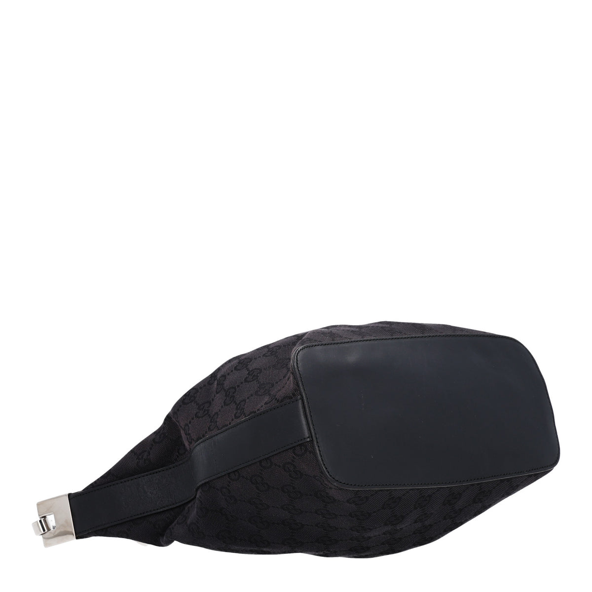 Monogram GG Small Clasp Hobo Black