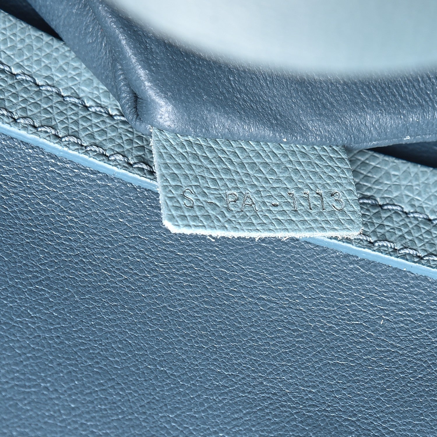 Celine Grained Calfskin Medium Phantom Luggage Sky Blue 7 of 9