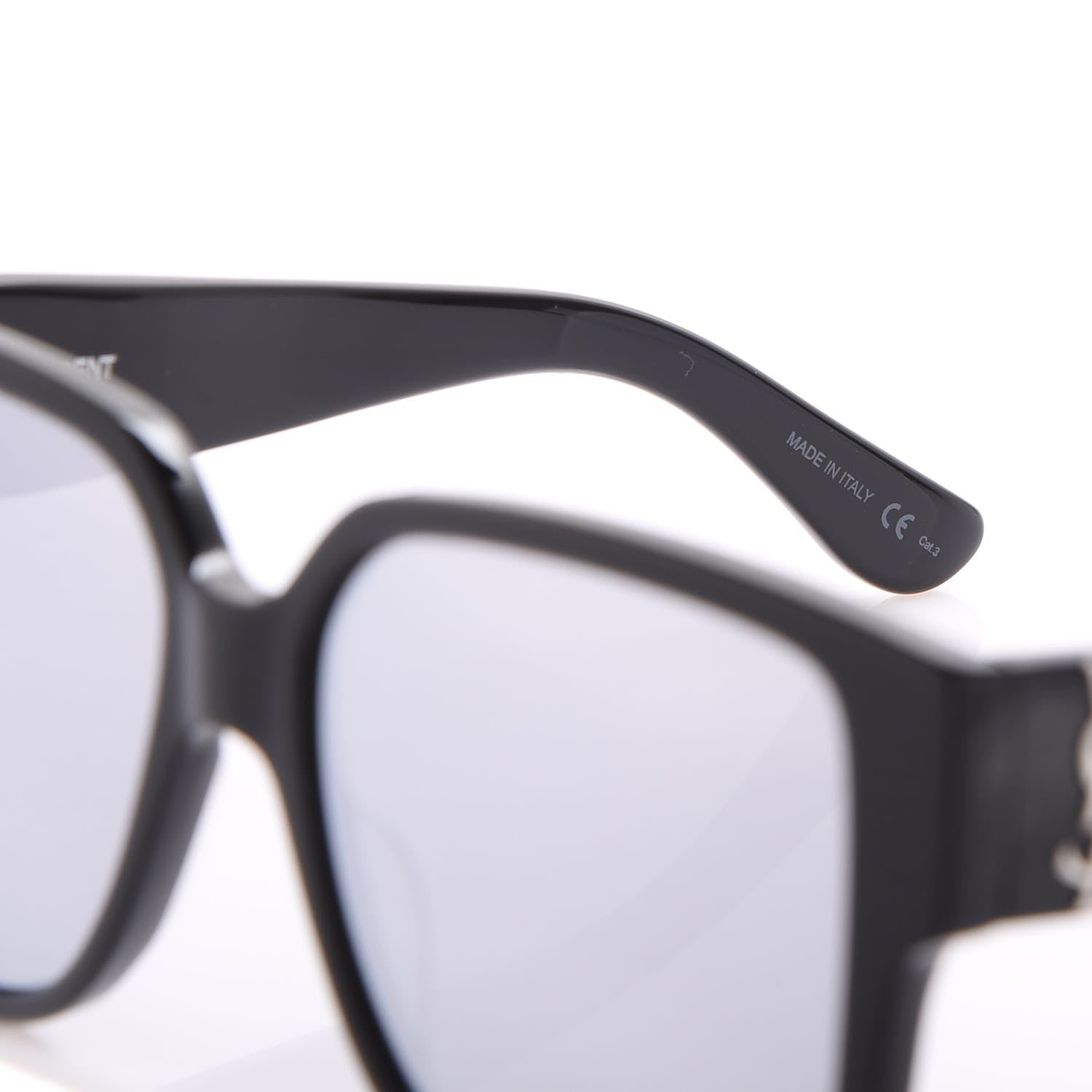 Saint Laurent Square SL M9 Sunglasses Black 7 of 10