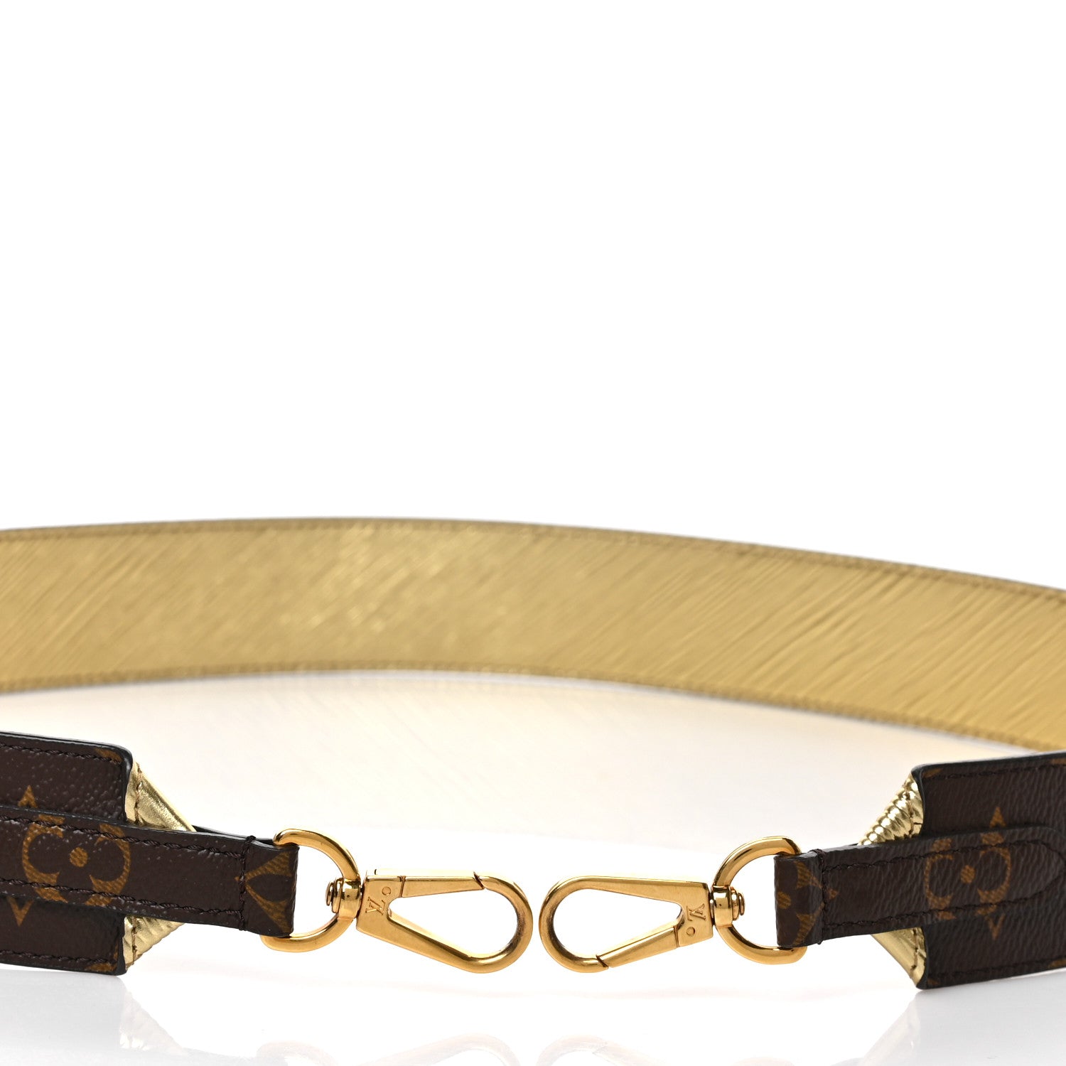 Louis Vuitton Monogram Epi Bandouliere Shoulder Strap Gold 3 of 4