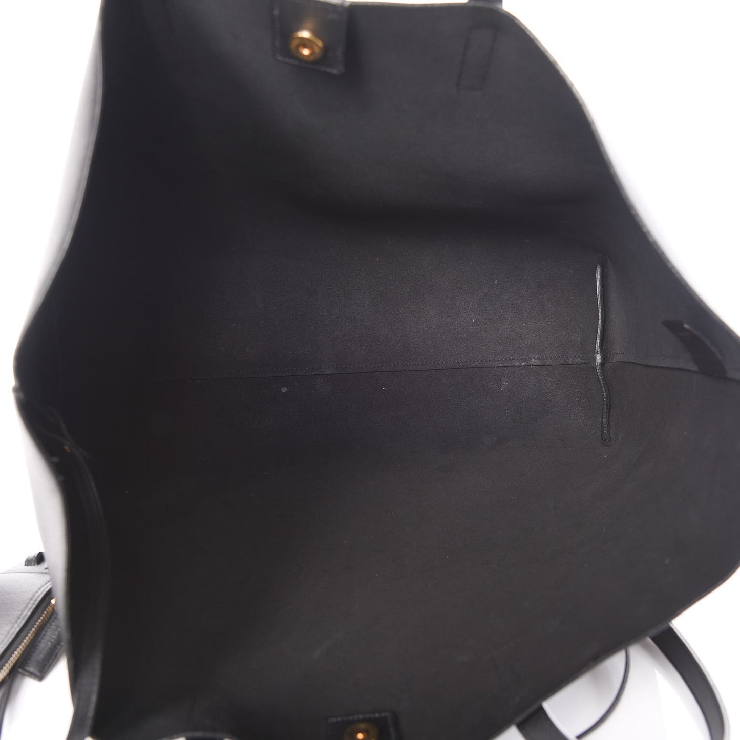 Calfskin Large Shopping Tote Black