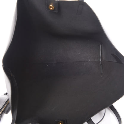 Saint Laurent Calfskin Large Shopping Tote Black 6 of 14