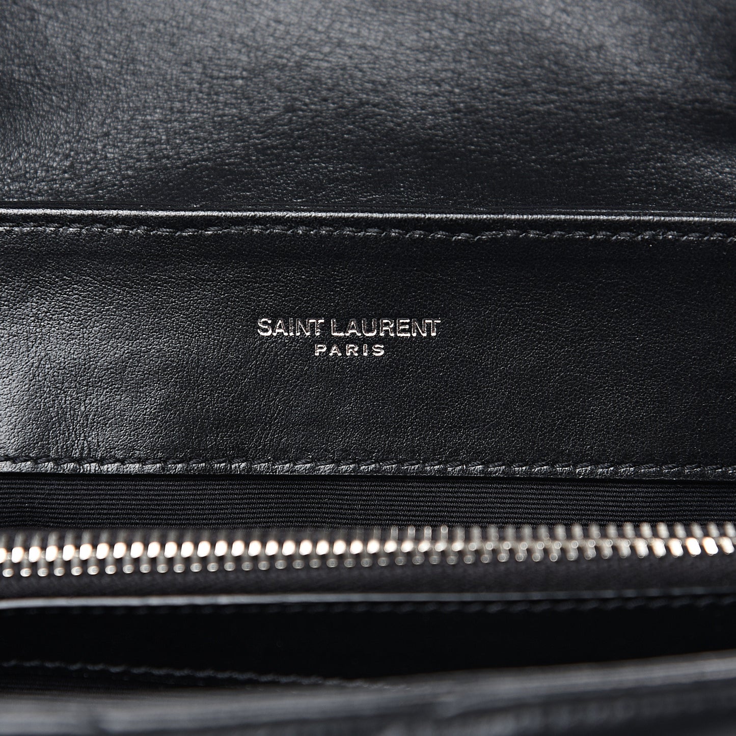 Calfskin Y Quilted Monogram Small Loulou Chain Satchel Black