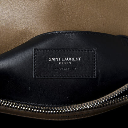 Saint Laurent Sheepskin Matelasse Chevron Monogram Medium College Bag Fard 8 of 9