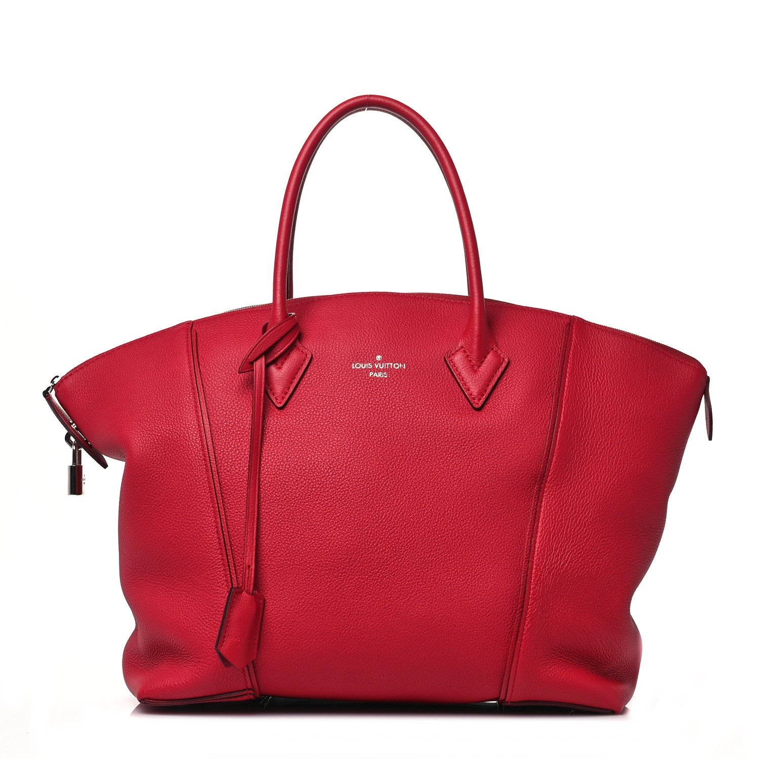 Louis Vuitton Veau Cachemire Soft Lockit MM Framboise 1 of 7