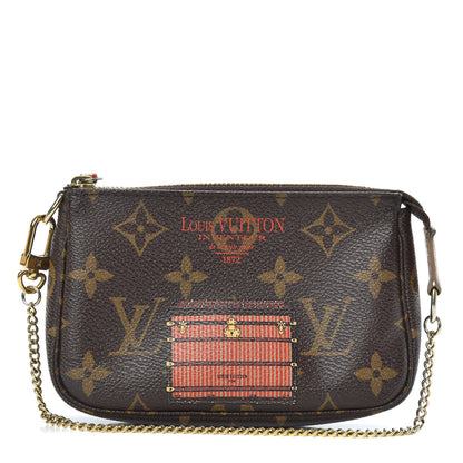 Louis Vuitton Monogram Trunks and Locks Mini Pochette Accessories 1 of 12