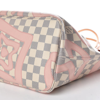 Louis Vuitton Damier Azur Tahitienne Neverfull MM 6 of 9