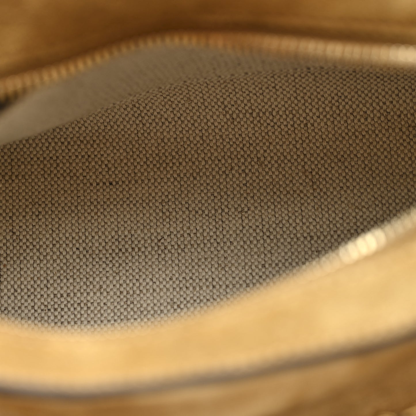 Suede Charms Hobo Bag Gold Khaki
