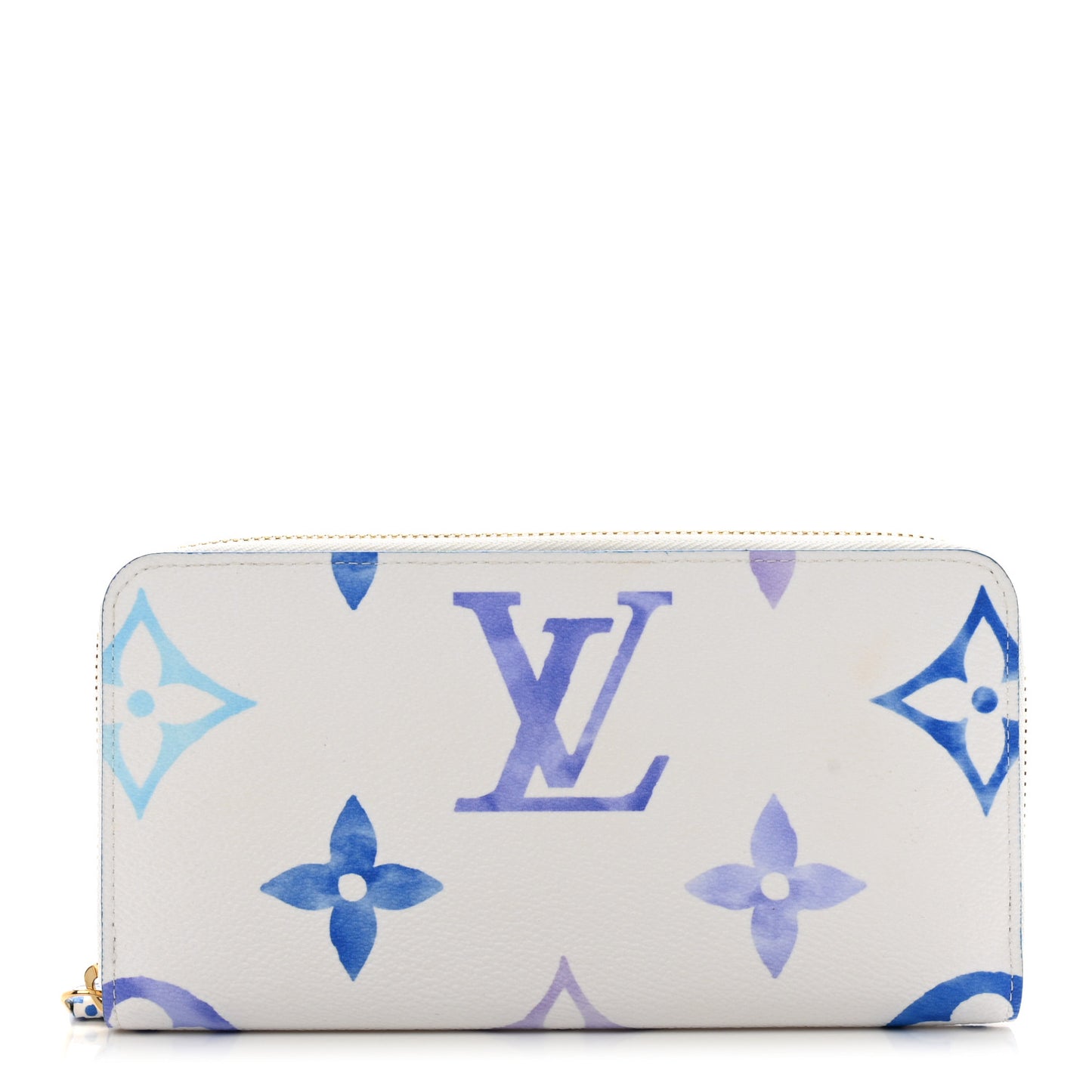 Monogram Giant By The Pool Zippy Wallet Resort Blue