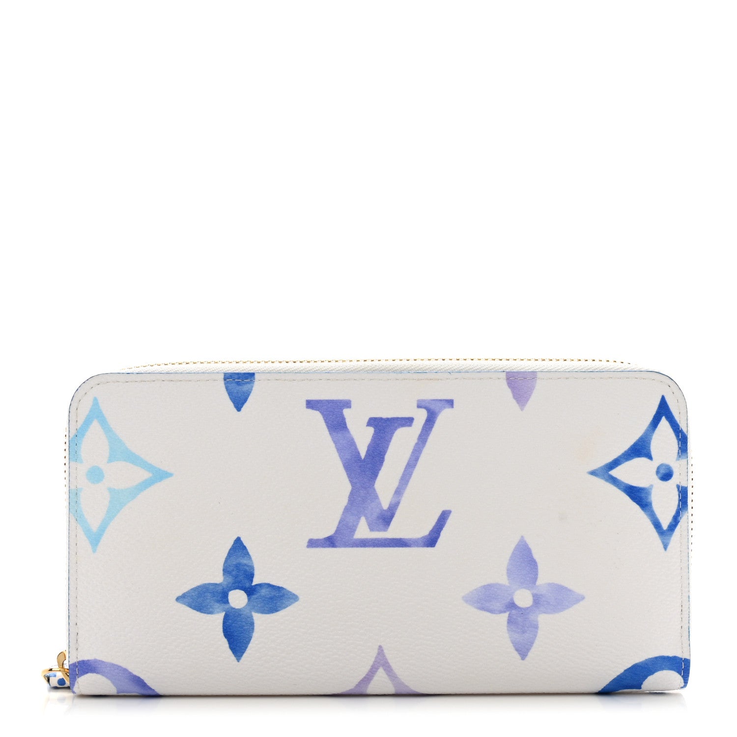 Louis Vuitton Monogram Giant By The Pool Zippy Wallet Resort Blue 1 of 6