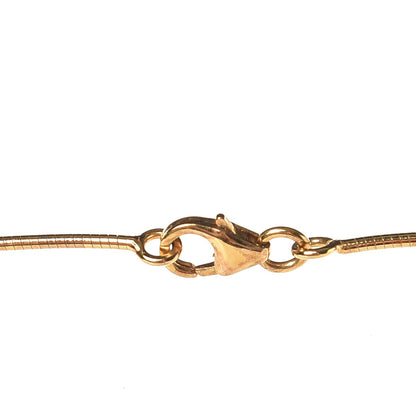 Hermes Gold Lacquered Cage d'H Pendant Necklace Pourpre 4 of 5