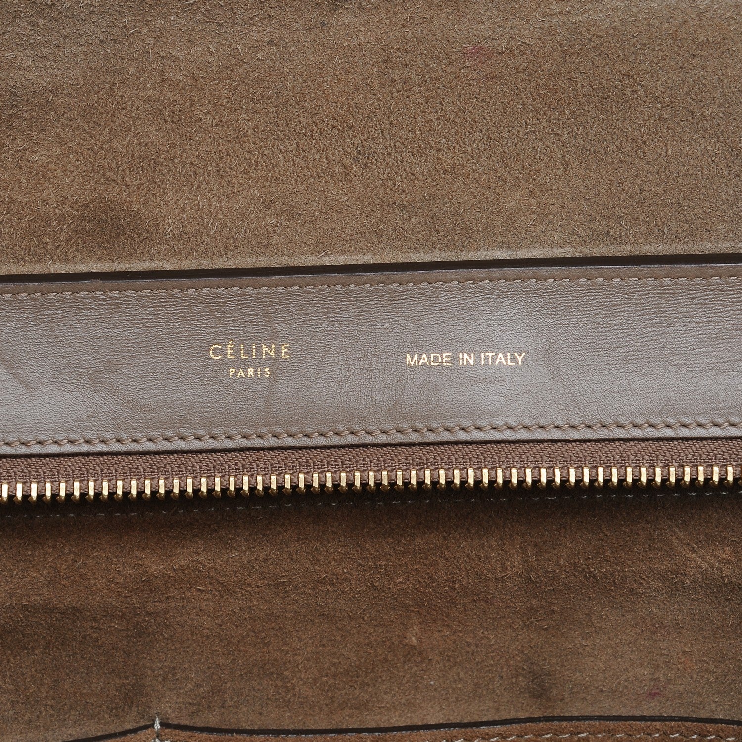 Celine Smooth Calfskin Medium Trapeze Taupe 9 of 10