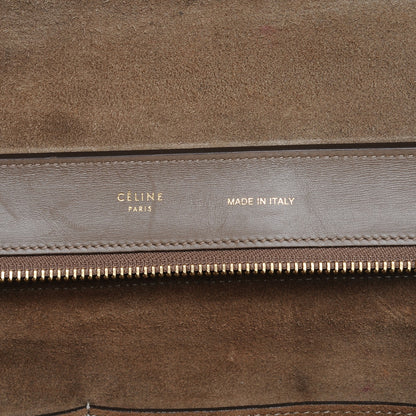 Celine Smooth Calfskin Medium Trapeze Taupe 9 of 10