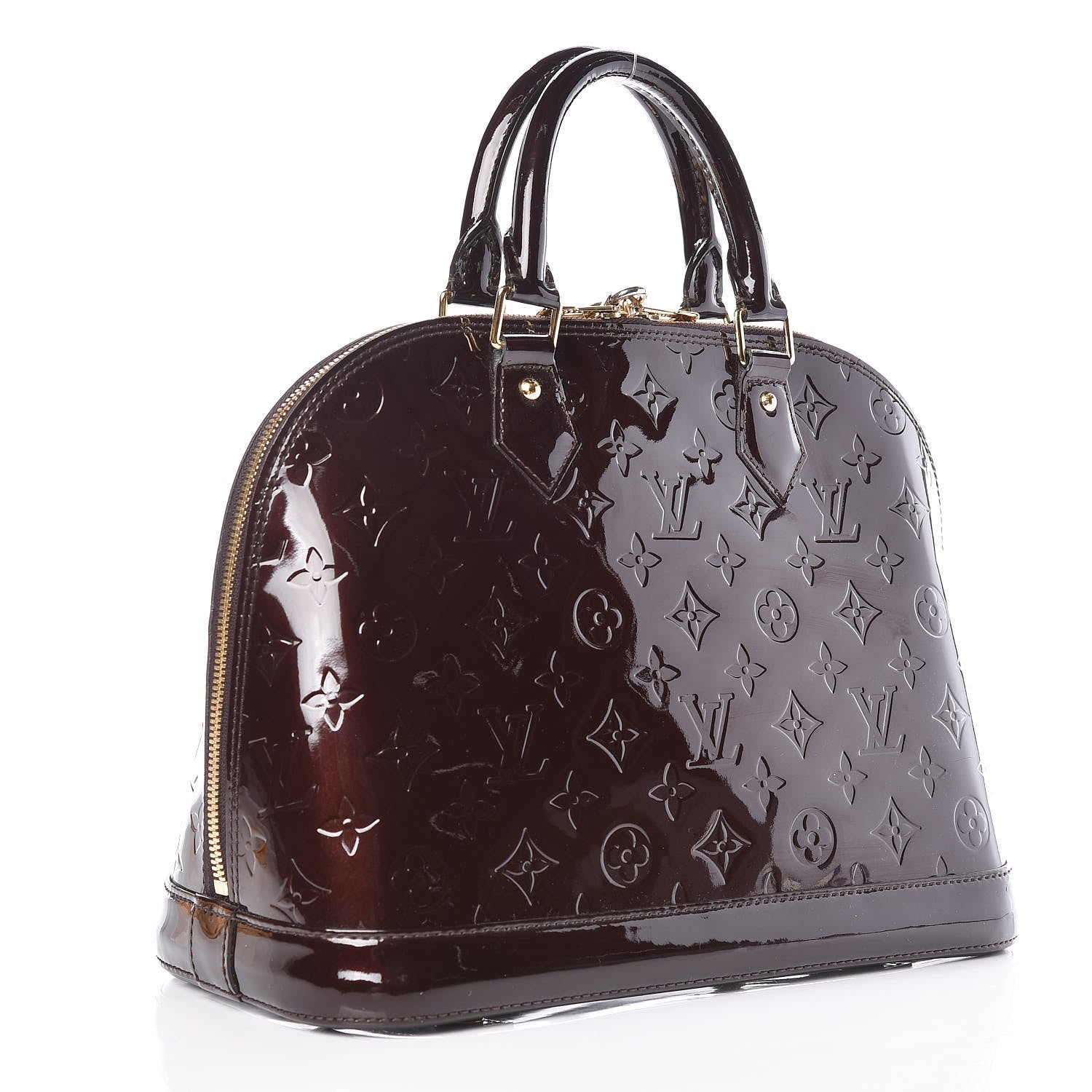 Louis Vuitton Vernis Alma PM Amarante 3 of 9