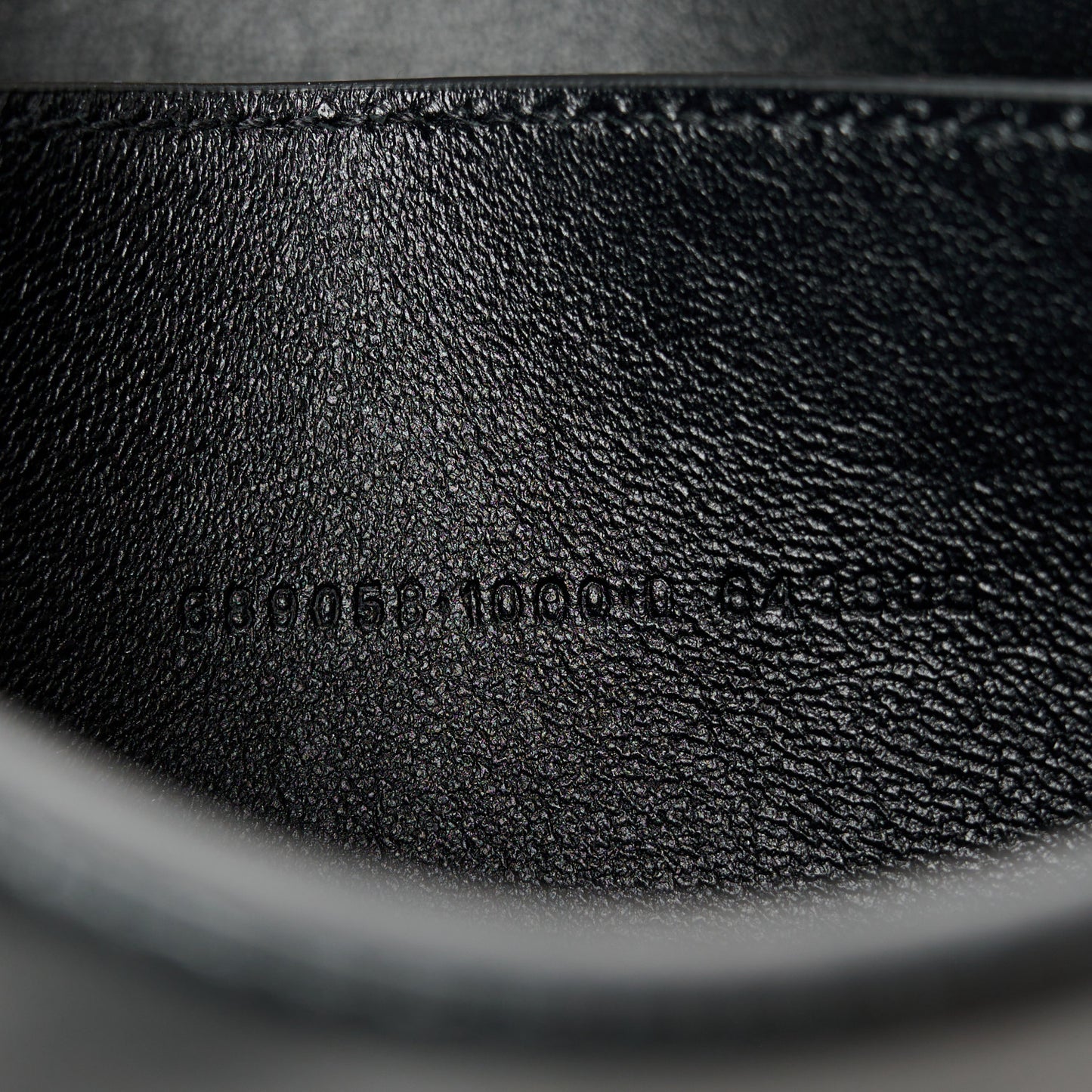 Paper Calfskin S Downtown Chain Shoulder Bag Black