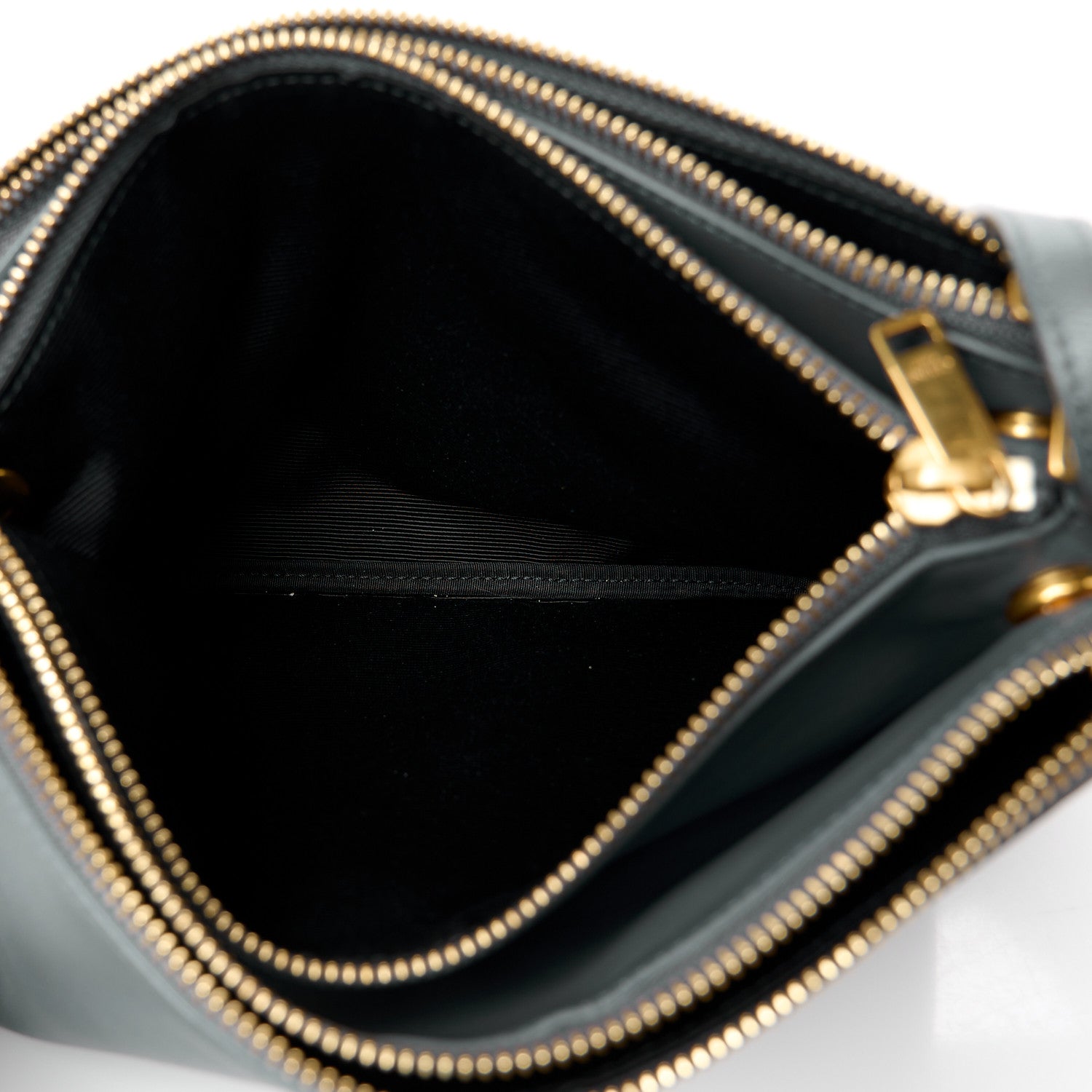 Celine Lambskin Large Trio Crossbody Bag Medium Storm 6 of 11