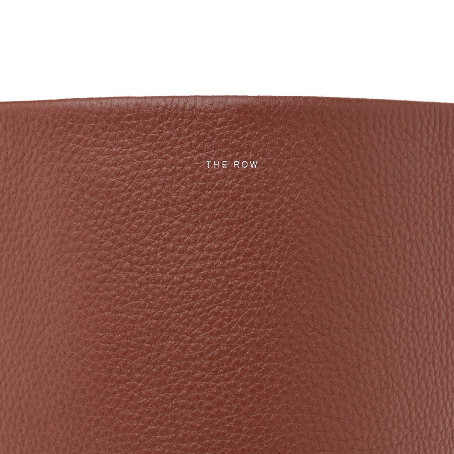 The Row Grained Calfskin Medium N/S Park Tote Burnt Wood 8 of 10