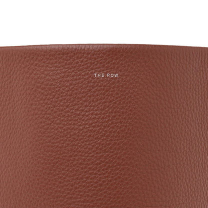 The Row Grained Calfskin Medium N/S Park Tote Burnt Wood 8 of 10
