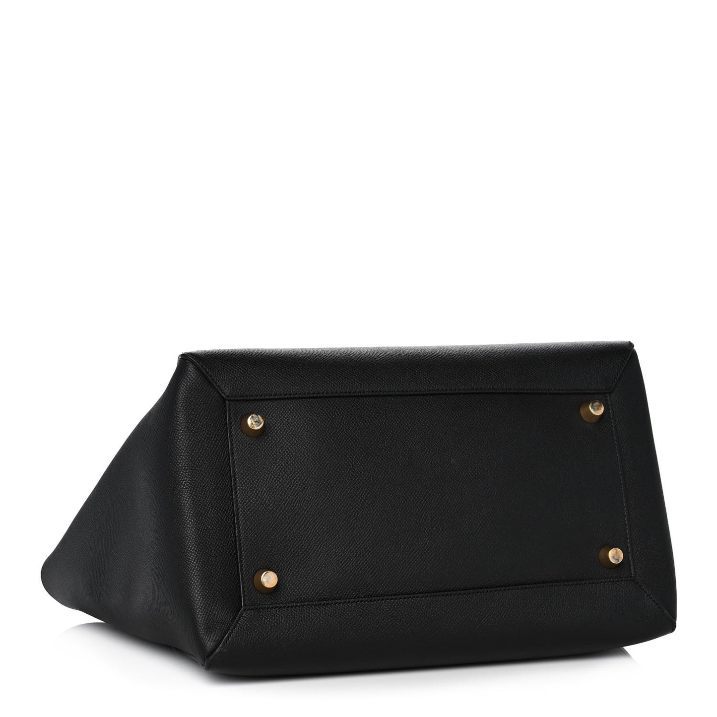Grained Calfskin Small Belt Bag Black