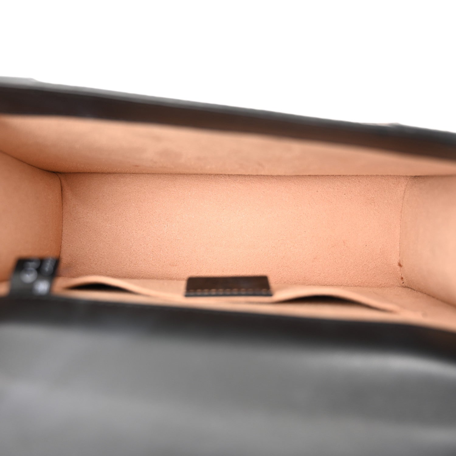 Gucci Nappa Elaphe GG Supreme Monogram Medium Osiride Shoulder Bag Black Bright Cuir Beige Ebony 5 of 10