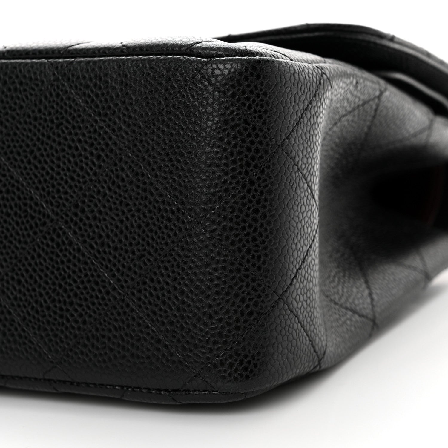 Chanel Caviar Quilted Jumbo Double Flap Black 10 of 11