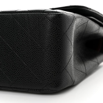 Chanel Caviar Quilted Jumbo Double Flap Black 10 of 11